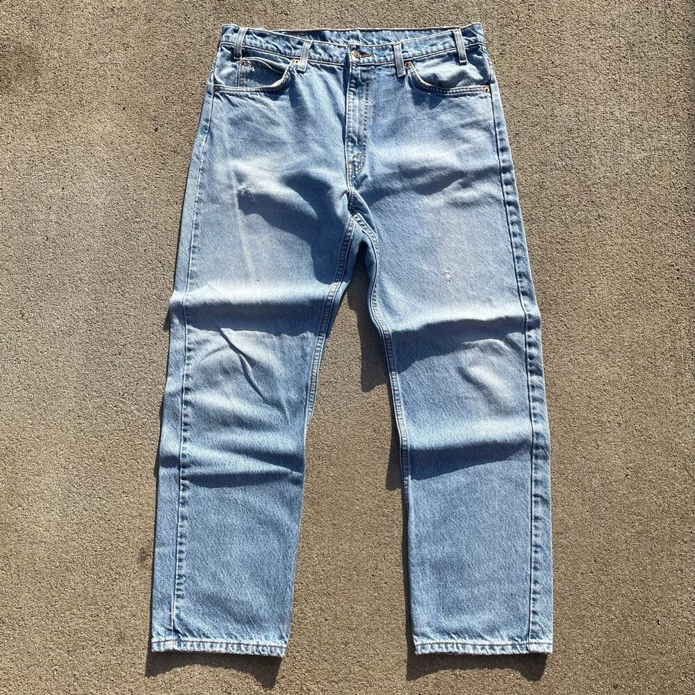 90s Levi’s Orange Tab Washed Light Denim Jeans